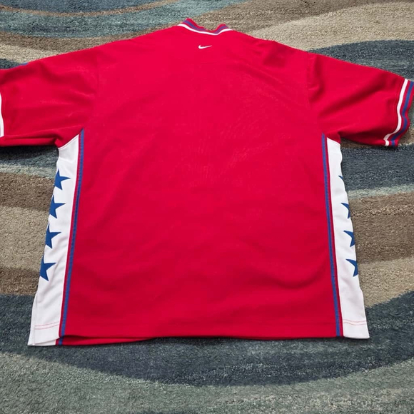 Philadelphia 76ers Sixers Team Nike NBA Warm-Up Snap-on Jersey Jacket XL - Picture 3 of 7